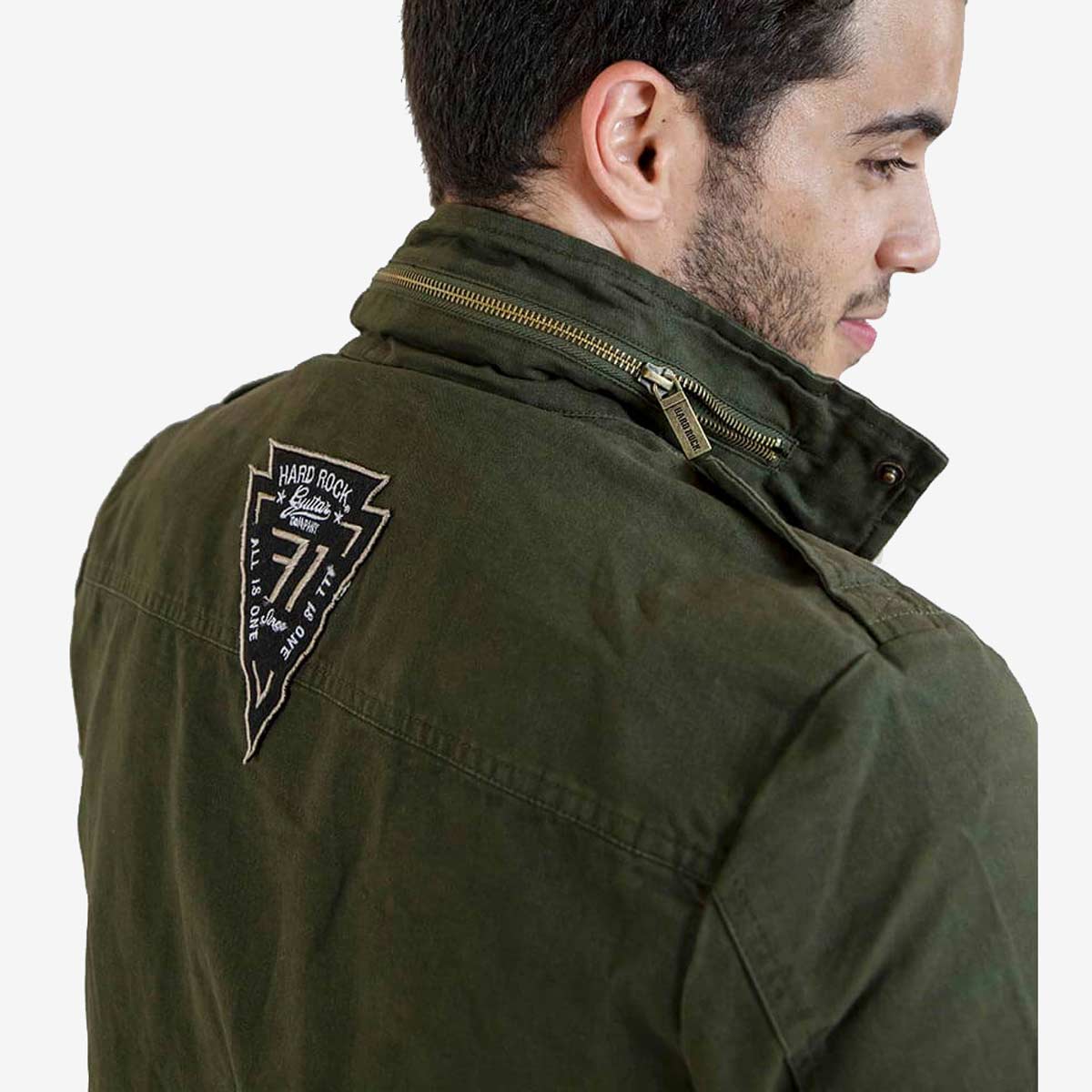 Men's Eagle Army Military Jacket image number 4