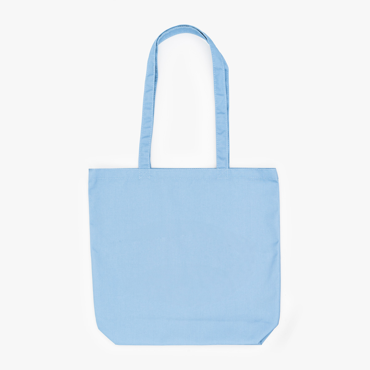 Pop Of Color Soft Canvas Tote Bag in Clear Blue Skies image number 4